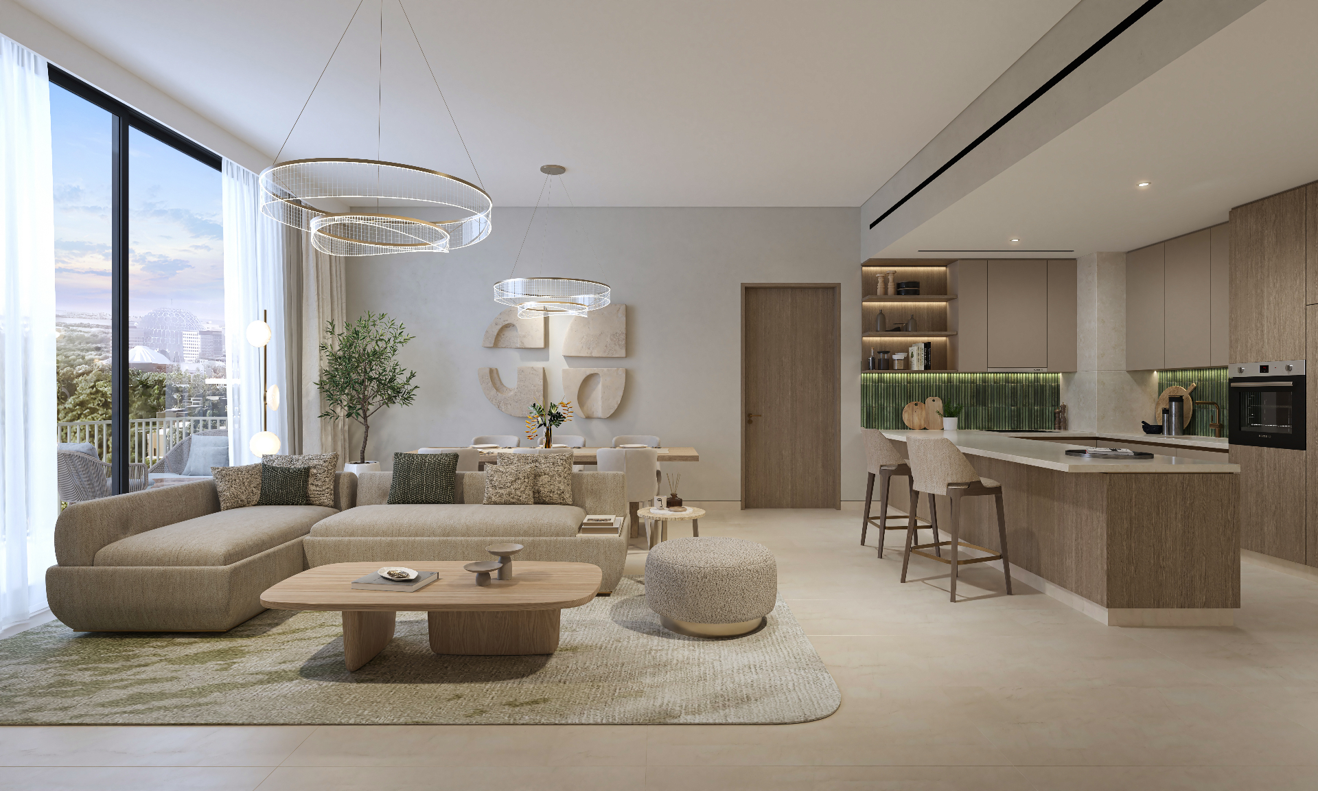 Open-Plan Living Area